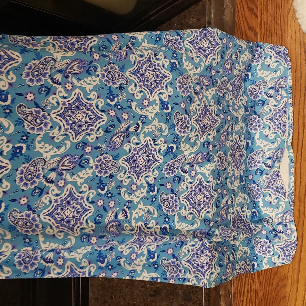 Nwt Stella Parker maxi dress blue white - Picture 5 of 7